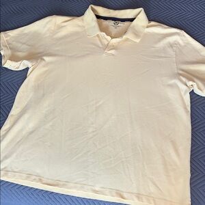 Mens XXL classic Club Room Light Estate Yellow Polo Shirt